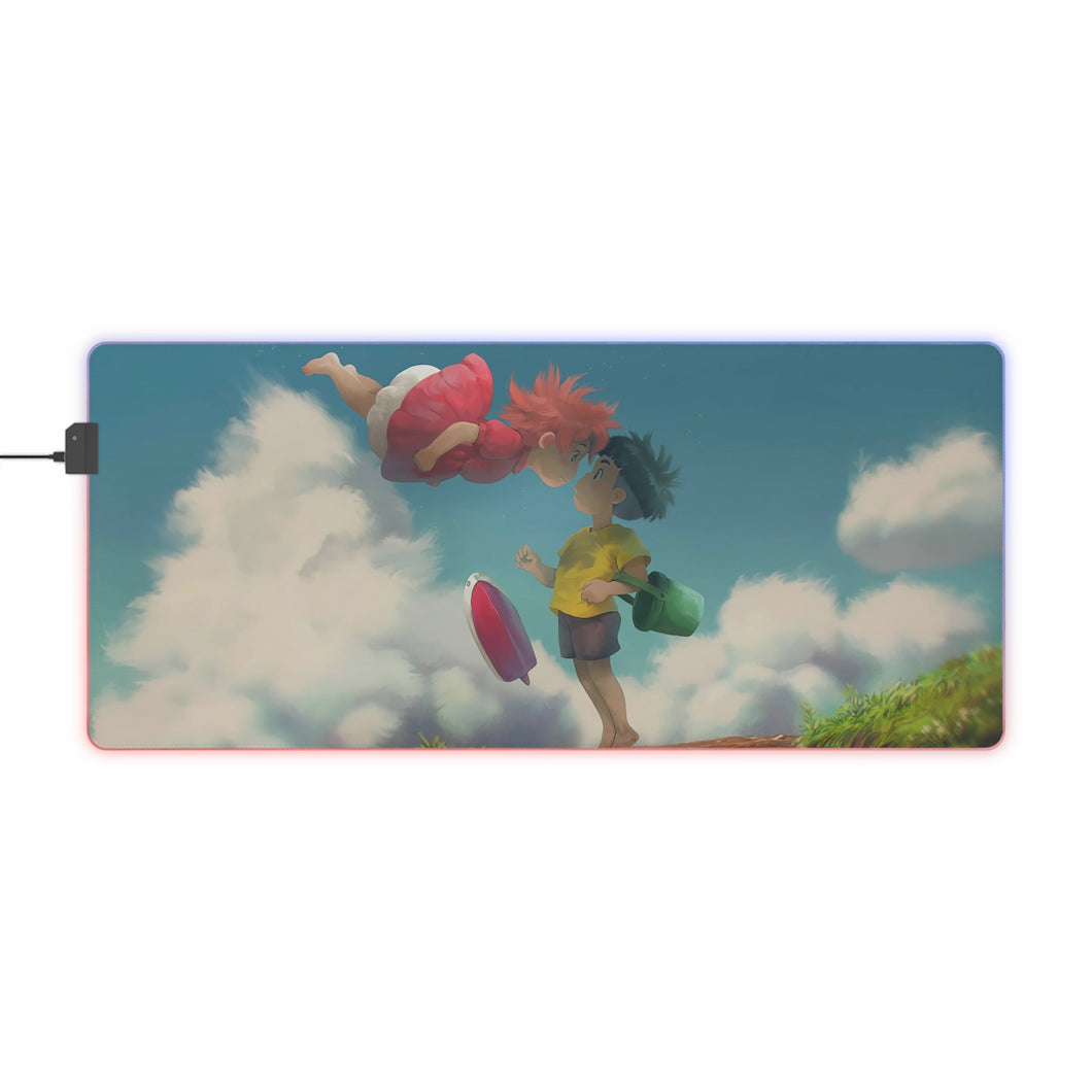 Ponyo Ponyo, Sosuke RGB LED Mouse Pad (Desk Mat)