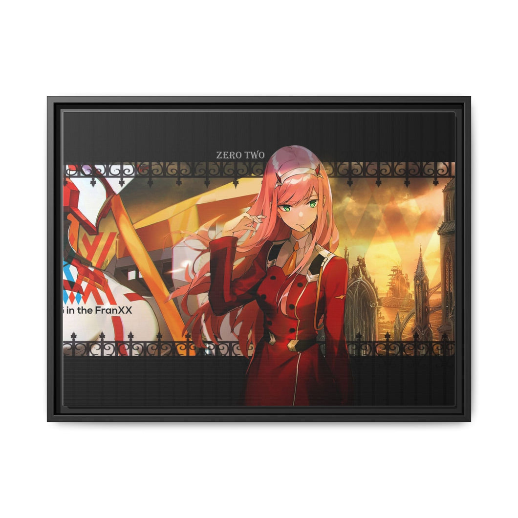 Zero in the FranXX Canvas Framed Art Print