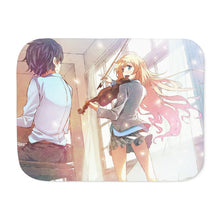 Load image into Gallery viewer, Anime Your Lie in April Sherpa Blanket
