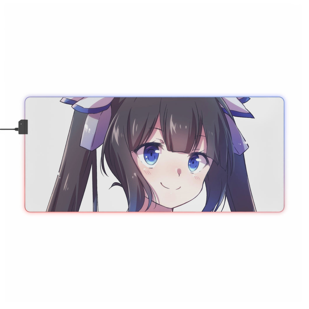 Is It Wrong to Try to Pick Up Girls in a Dungeon? Hestia RGB LED Mouse Pad (Desk Mat)