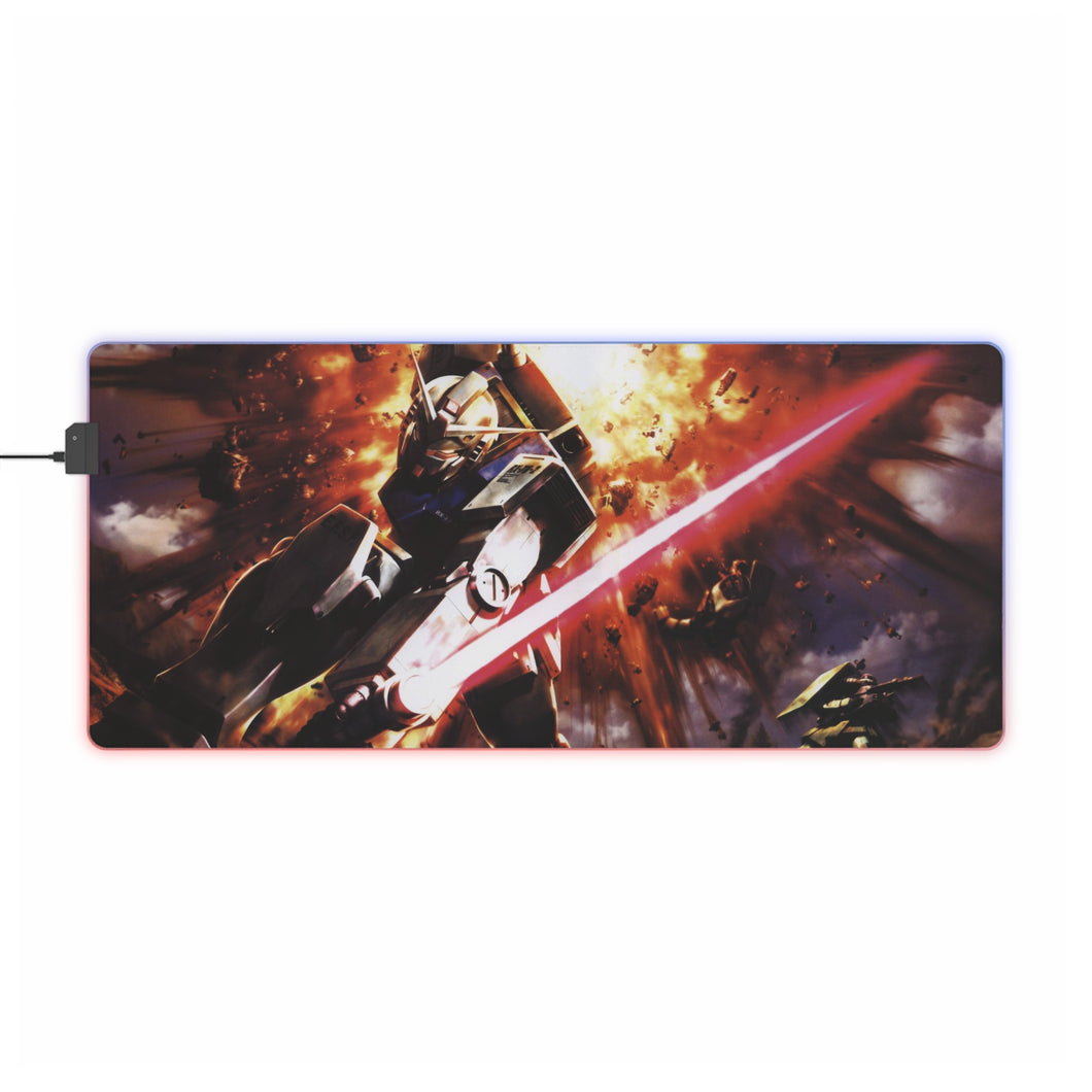 Anime Gundam RGB LED Mouse Pad (Desk Mat)