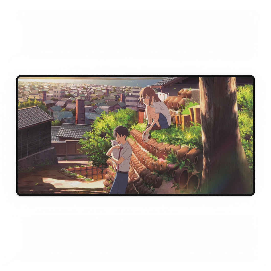 A Whisker Away Mouse Pad (Desk Mat)
