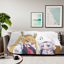 Load image into Gallery viewer, Miss Kobayashi&#39;s Dragon Maid Kanna Kamui, Kobayashi San Chi No Maid Dragon, Tohru Sherpa Blanket
