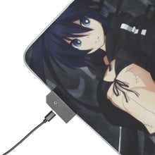 Load image into Gallery viewer, Black Rock Shooter RGB LED Mouse Pad (Desk Mat)
