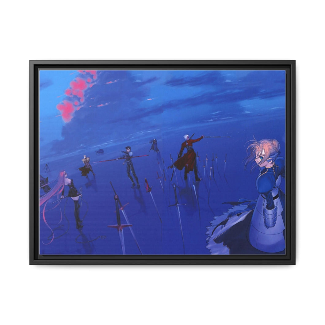 Fate/Stay Night Canvas Framed Art Print