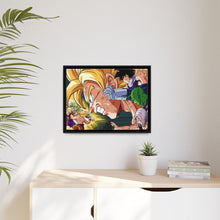 Load image into Gallery viewer, Saiyans vs Broly Canvas Framed Art Print
