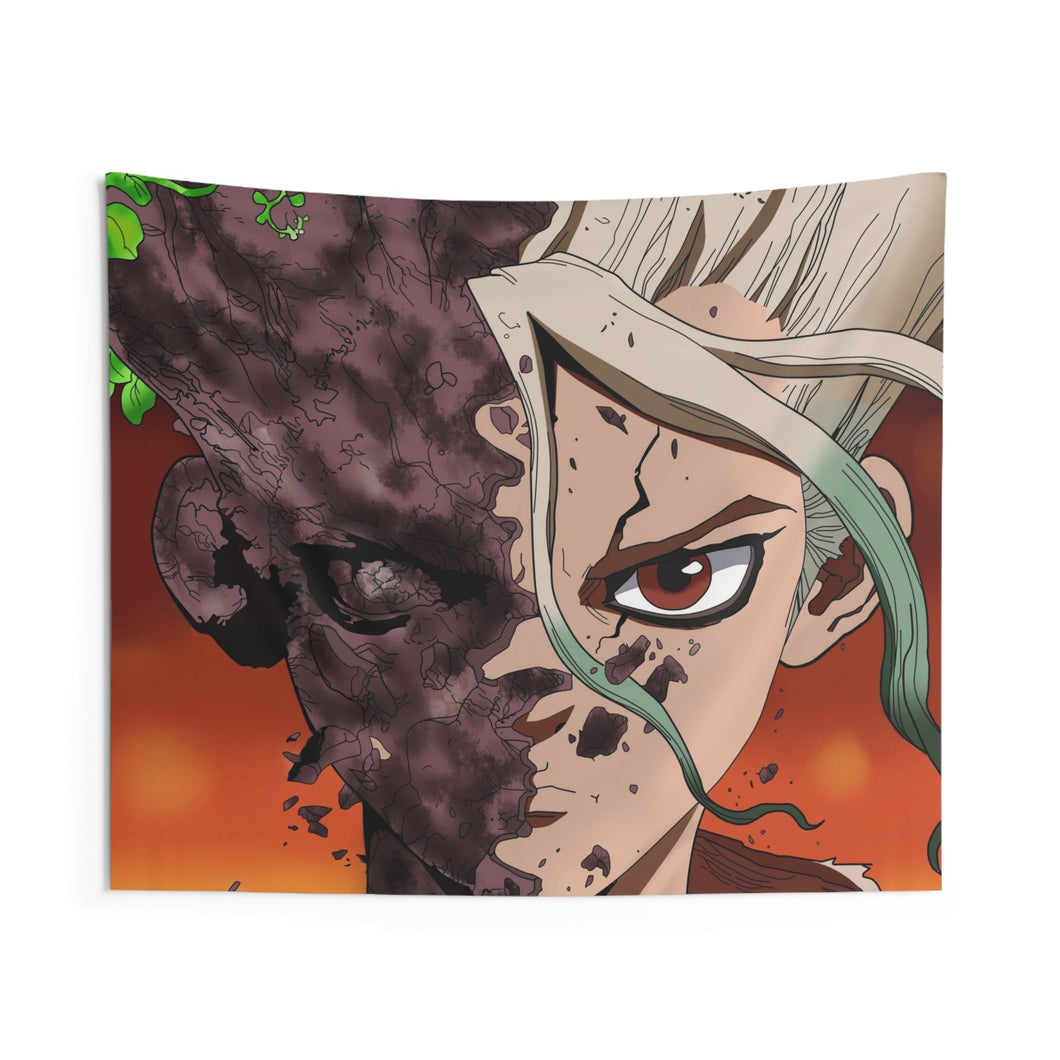 Dr. Stone Indoor Wall Tapestry