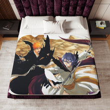 Load image into Gallery viewer, Bleach Movie 3 Promo Image Drawn and Colored by Kubo Tite Sherpa Blanket
