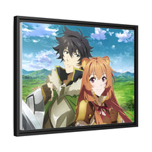 Load image into Gallery viewer, Naofumi and raphtalia Canvas Framed Art Print
