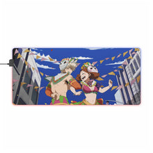 Load image into Gallery viewer, Katsuki Bakugou and Ochaco Uraraka RGB LED Mouse Pad (Desk Mat)
