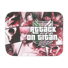 Load image into Gallery viewer, Anime Attack On Titan Sherpa Blanket
