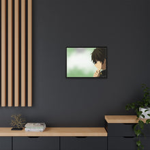 Load image into Gallery viewer, Hōtarō Oreki Face Canvas Framed Art Print
