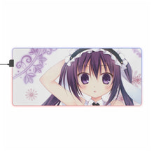 Load image into Gallery viewer, Is The Order A Rabbit? RGB LED Mouse Pad (Desk Mat)
