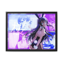 Load image into Gallery viewer, Mai Sakurajima - Seishun Buta Yarou wa Bunny Girl Senpai no Yume wo Minai Canvas Framed Art Print
