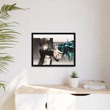 Load image into Gallery viewer, Akane Tsunemori with a dominator Canvas Framed Art Print
