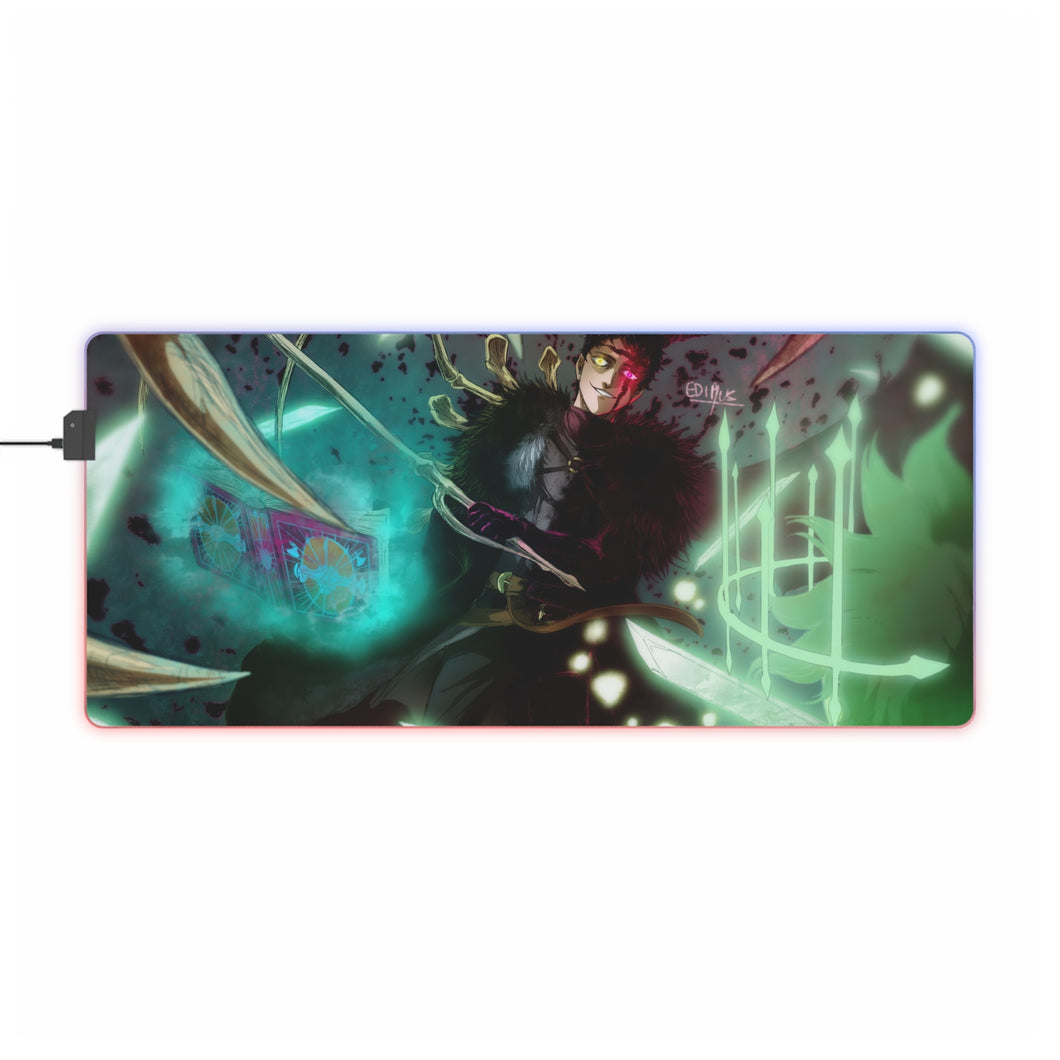 Anime Black Clover RGB LED Mouse Pad (Desk Mat)