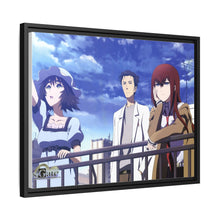 Load image into Gallery viewer, Mayuri, Kyouma &amp; Kurisu Canvas Framed Art Print
