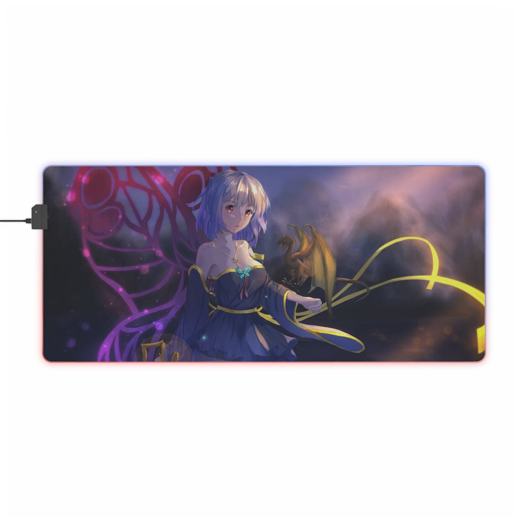 Rokudenashi Majutsu Koushi To Akashic Records Rumia Tingel RGB LED Mouse Pad (Desk Mat)
