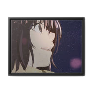 Anime ERASED Canvas Framed Art Print
