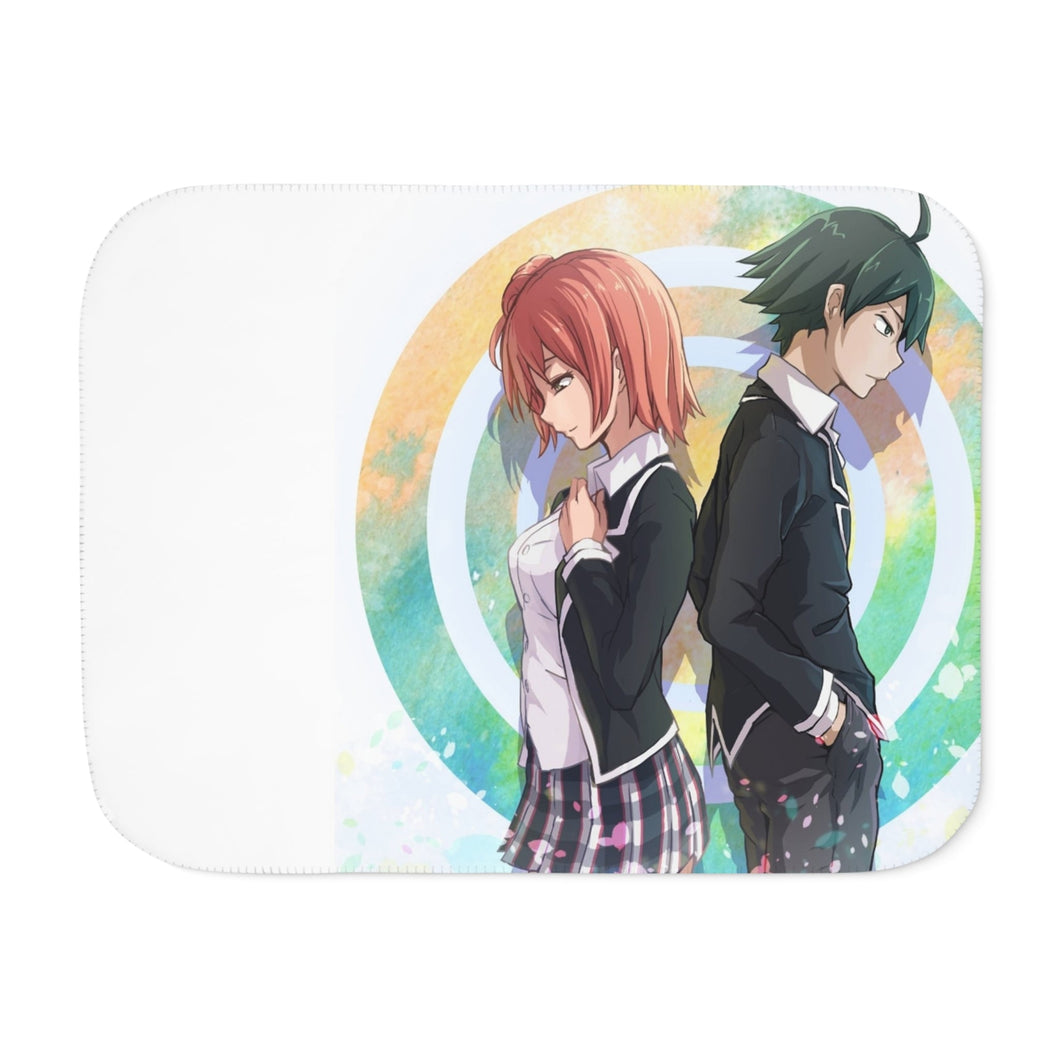 My Teen Romantic Comedy SNAFU Hachiman Hikigaya, Yui Yuigahama Sherpa Blanket