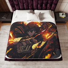 Load image into Gallery viewer, Anime Solo Leveling Sherpa Blanket
