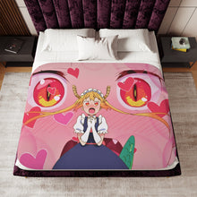Load image into Gallery viewer, Miss Kobayashi&#39;s Dragon Maid Kobayashi San Chi No Maid Dragon, Tohru Sherpa Blanket
