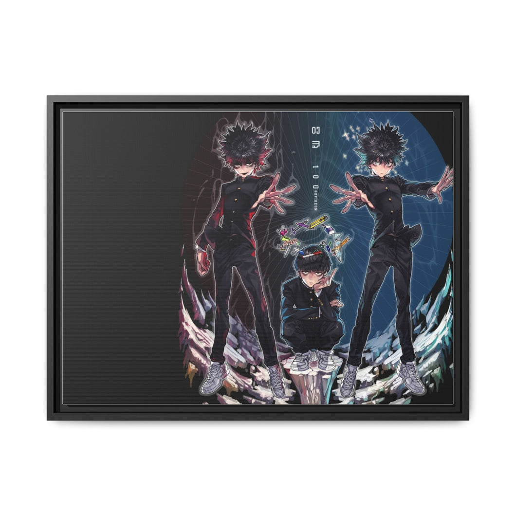 Mob Psycho 100 Shigeo Kageyama Canvas Framed Art Print