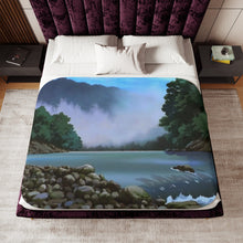 Load image into Gallery viewer, Anime Princess Mononoke Sherpa Blanket
