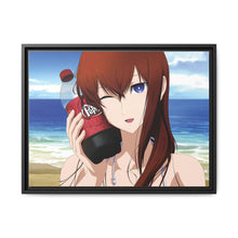 Load image into Gallery viewer, Makise Kurisu &amp; Rintarou Kyouma-Dr Pepper Addicts Canvas Framed Art Print
