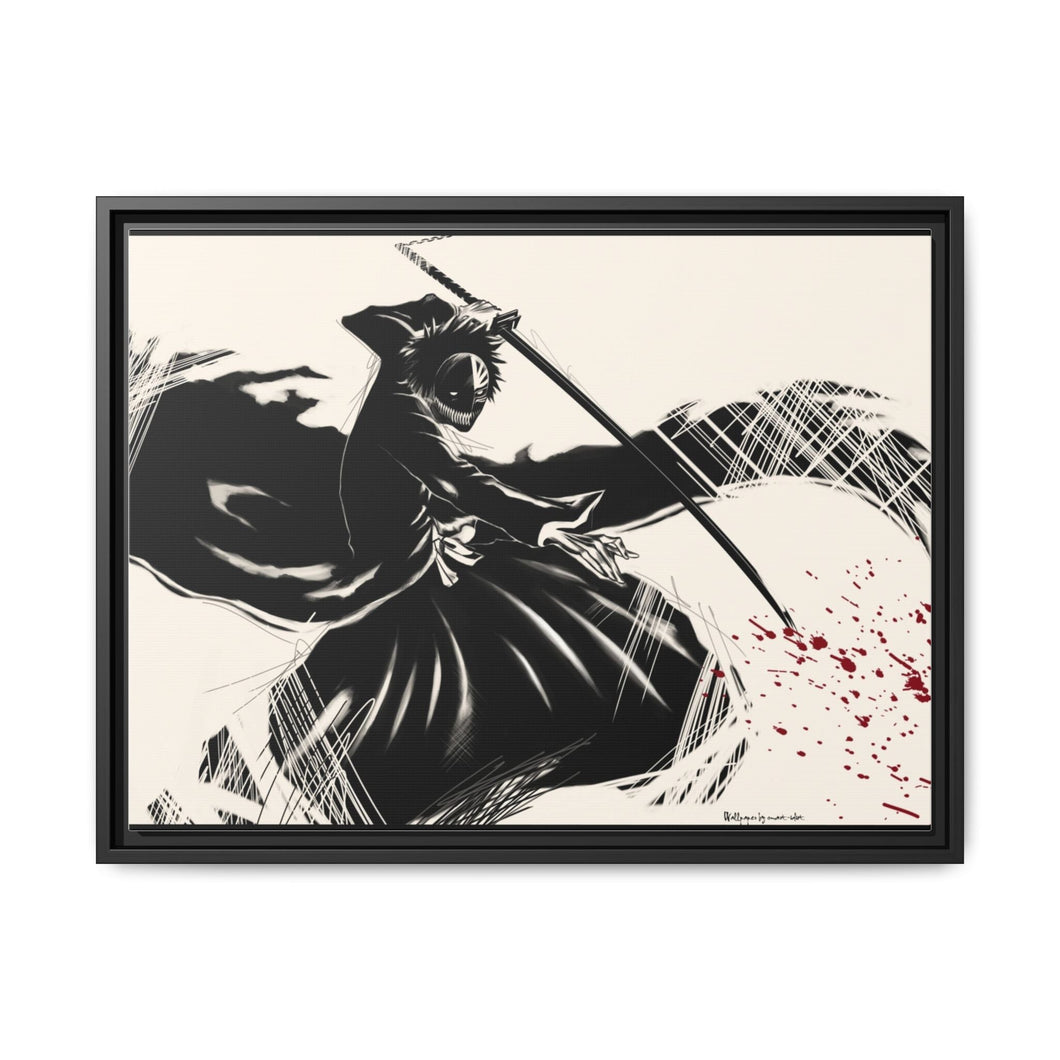 Anime Bleach Canvas Framed Art Print