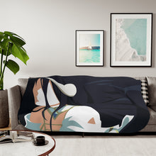 Load image into Gallery viewer, Overlord Albedo Sherpa Blanket
