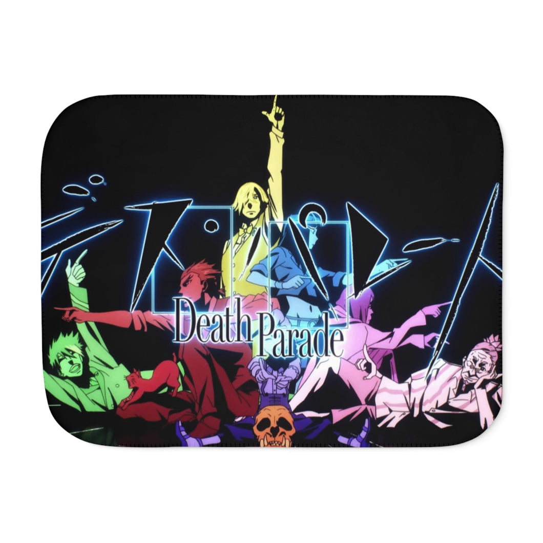 Death Parade Sherpa Blanket