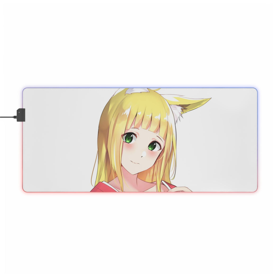 Is It Wrong to Try to Pick Up Girls in a Dungeon? RGB LED Mouse Pad (Desk Mat)