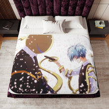 Load image into Gallery viewer, Assassination Classroom Koro-sensei, Nagisa Shiota Sherpa Blanket
