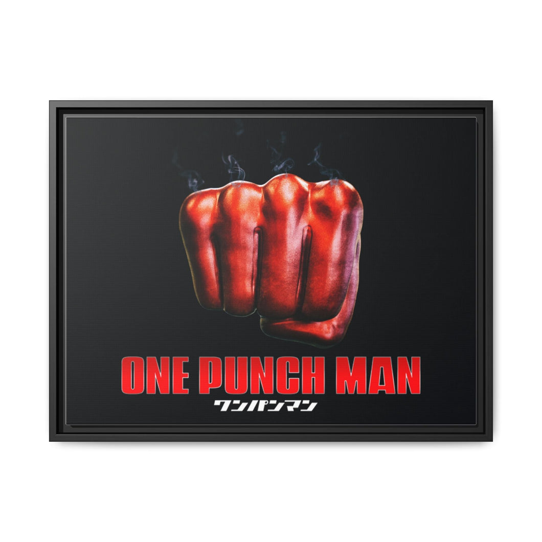 One Punch Man - by DenisNinja 0009 Canvas Framed Art Print