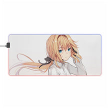 Load image into Gallery viewer, Violet Evergarden RGB LED Mouse Pad (Desk Mat)
