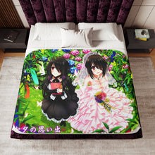 Load image into Gallery viewer, Anime Date A Liver Sherpa Blanket
