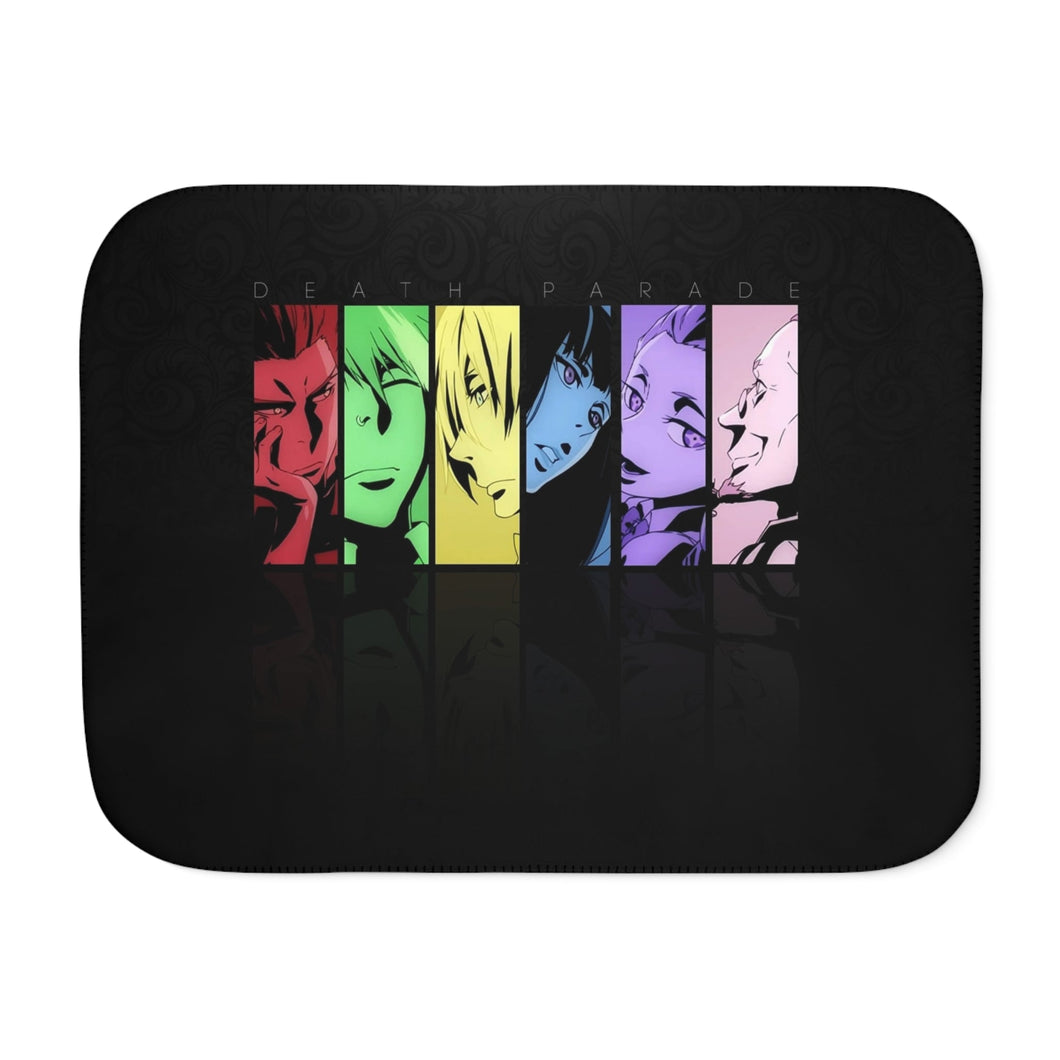 Anime Death Parade Sherpa Blanket