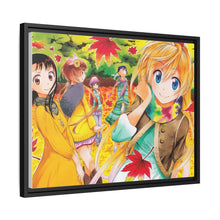 Load image into Gallery viewer, Nisekoi Chitoge Kirisaki, Kosaki Onodera, Seishirou Tsugumi, Marika Tachibana, Ruri Miyamoto Canvas Framed Art Print
