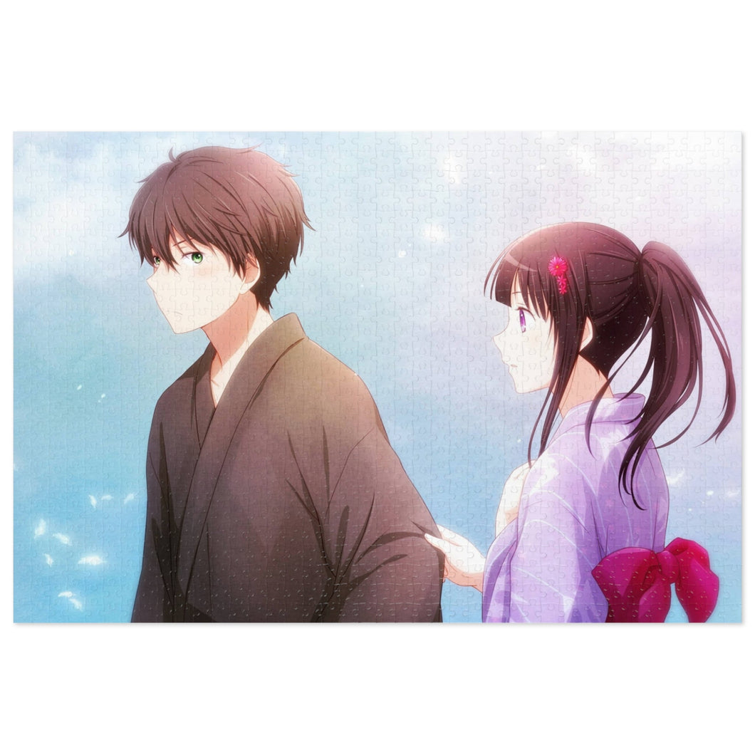 Eru Chitanda  And  Hōtarō Oreki Kimono Jigsaw Puzzle