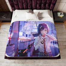 Load image into Gallery viewer, Ichigo Rain Sherpa Blanket
