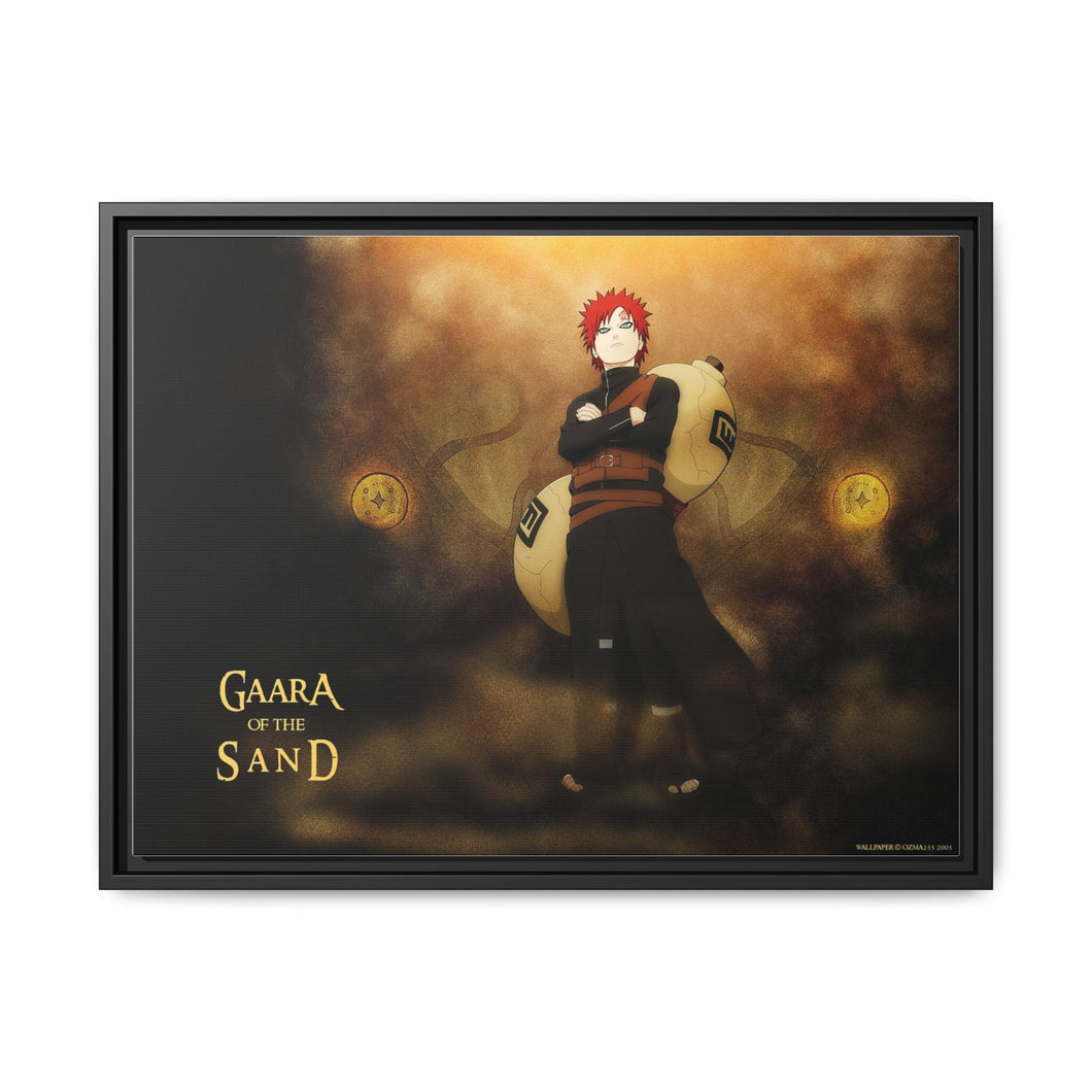 Gaara: Sand Spirit Canvas Framed Art Print