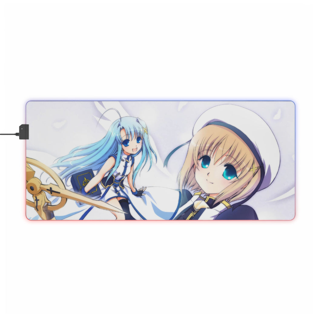 Magical Girl Lyrical Nanoha RGB LED Mouse Pad (Desk Mat)