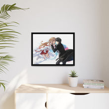 Load image into Gallery viewer, Kirito and Asuna Canvas Framed Art Print

