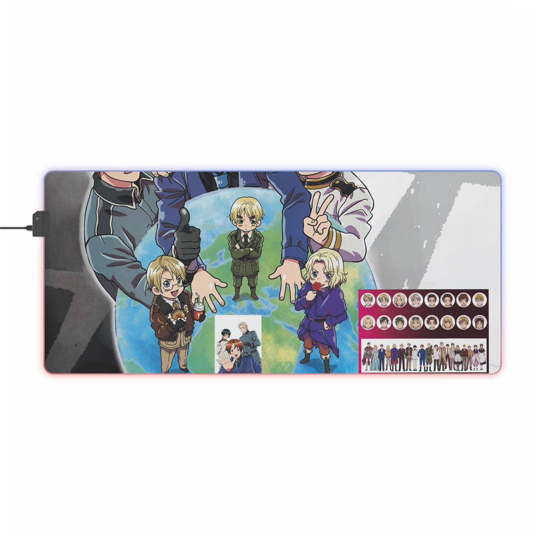 Hetalia: Axis Powers RGB LED Mouse Pad (Desk Mat)