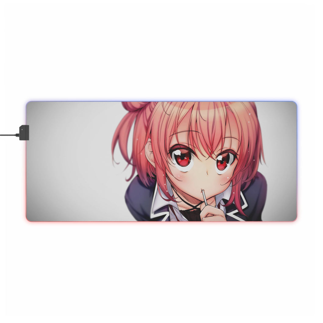 My Teen Romantic Comedy SNAFU Yui Yuigahama RGB LED Mouse Pad (Desk Mat)
