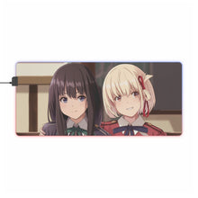 Load image into Gallery viewer, Lycoris Recoil Takina Inoue, Chisato Nishikigi RGB LED Mouse Pad (Desk Mat)
