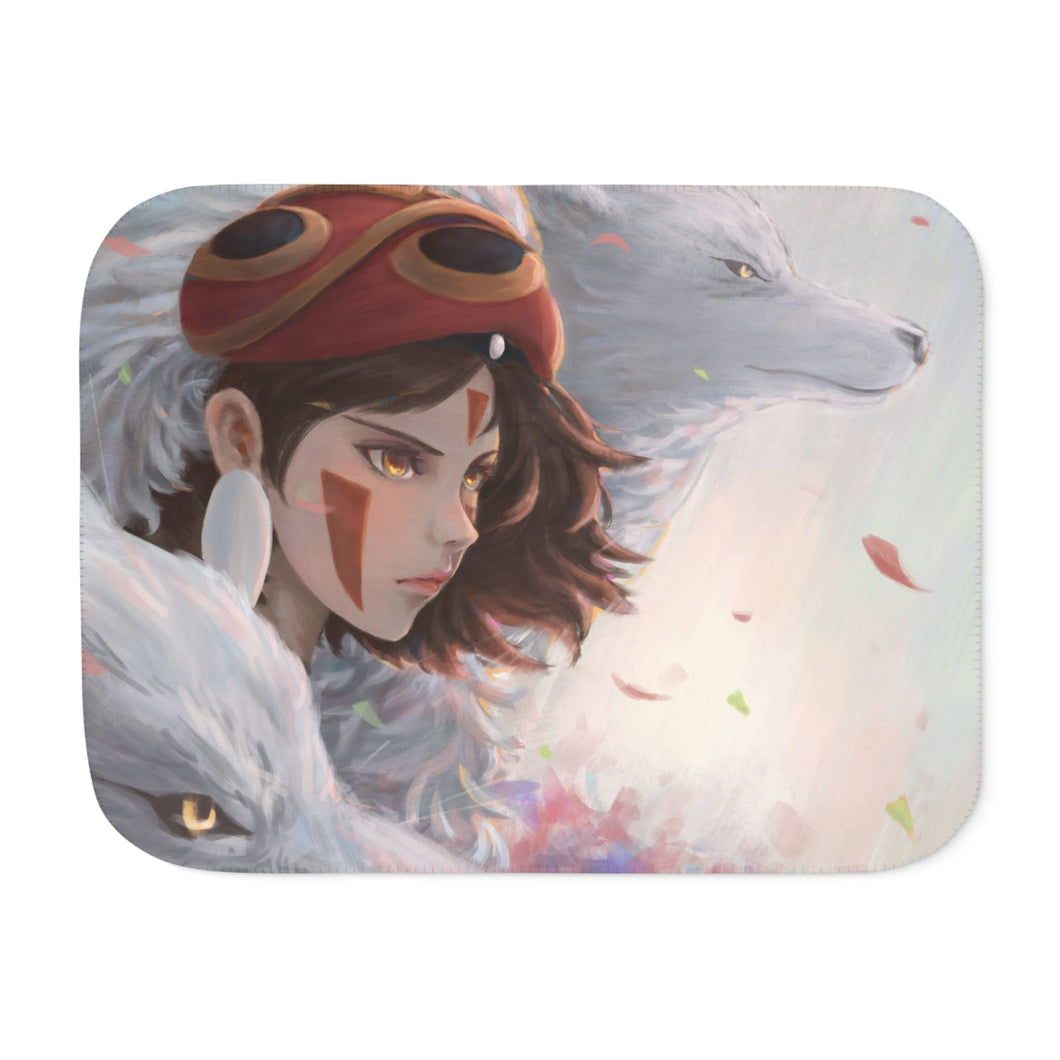 Anime Princess Mononoke Sherpa Blanket