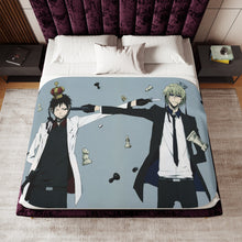 Load image into Gallery viewer, Durarara!! Izaya Orihara, Shizuo Heiwajima Sherpa Blanket
