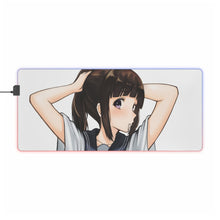 Load image into Gallery viewer, Hyouka Eru Chitanda RGB LED Mouse Pad (Desk Mat)
